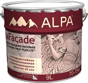 Alpa Facade Краска фасадная матовая