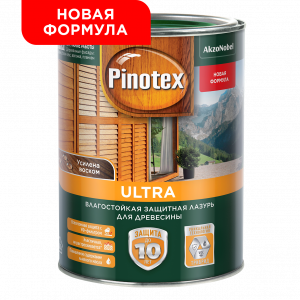 Pinotex Ultra Пропитка декоративная для защиты древесины полуглянцевая