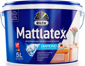 Dufa Mattlatex D100 Краска для стен и потолков для влажных помещений латексная матовая 