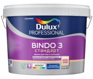 Dulux Professional Bindo 3 Краска для стен и потолков глубокоматовая