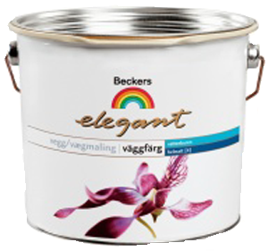 Beckers Elegant Vaggfarg Helmatt 4 Краска для стен и потолков латексная глубокоматовая