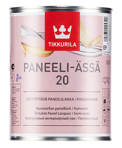 Tikkurila Paneeli-Assa 20 Лак для деревянных панелей акрилатный полуматовый