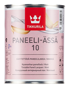 Tikkurila Paneeli-Assa 10 Лак для деревянных панелей акрилатный матовый