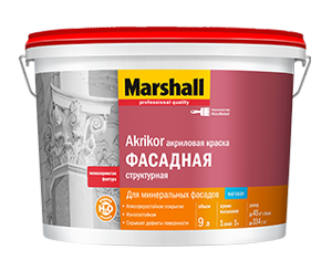 Marshall Akrikor Структурная Краска фасадная акриловая
