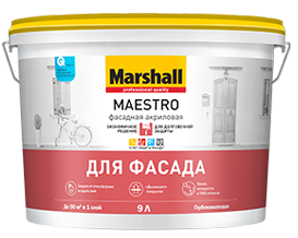 Marshall Maestro Краска фасадная акриловая глубокоматовая