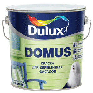 Dulux Domus Краска для деревянных фасадов масляно-алкидная полуглянцевая