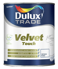 Dulux Velvet Touch Краска для стен и потолков водно-дисперсионная матовая