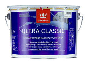 Tikkurila Ultra Classic Краска для деревянных фасадов полиакрилатная полуматовая