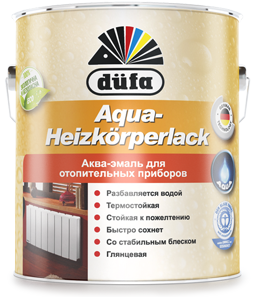 Dufa Aqua-Heizkorperlack Эмаль для радиаторов водоразбавляемая глянцевый 