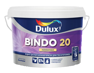 Dulux Bindo 20 Краска для стен и потолков латексная полуматовая