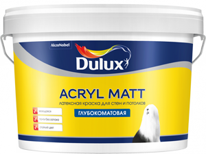 Dulux Acryl Matt Краска для стен и потолков латексная глубокоматовая