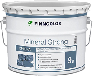 Finncolor Mineral strong Краска для минеральных фасадов водно-дисперсионная акриловая глубокоматовая