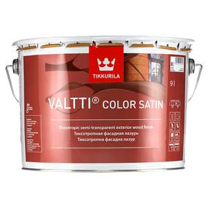 Tikkurila Valtti Color Satin Антисептик защитный для древесины лессирующий полуматовый