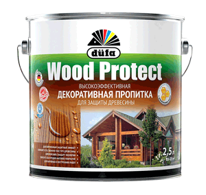 Dufa Wood Protect Пропитка декоративная для защиты древесины 