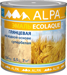 Alpa Ecolaque Эмаль универсальная глянцевая