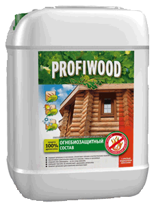 Profiwood ББ-11 1 группа Состав огнезащитный для древесины антисептический 