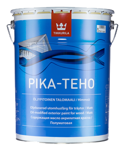 Tikkurila Pika-Teho Краска для деревянных фасадов акрилатная матовая