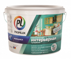 Profilux PL-13L Краска для стен и потолков для влажных помещений латексная глубокоматовая
