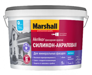 Marshall Akrikor Краска фасадная силикон-акриловая матовая