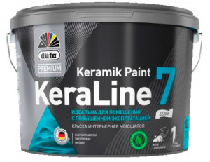 Düfa Premium KeraLine Keramik Paint 7 Краска для стен и потолков моющаяся матовая