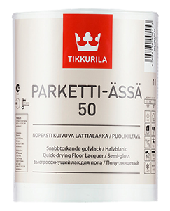 Tikkurila Parketti-Assa 50 Лак паркетный полиуретано-акрилатный полуглянцевый