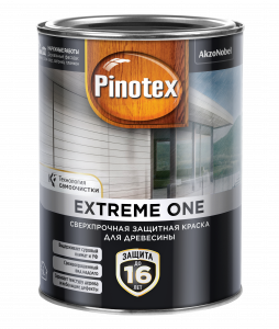 Pinotex Extreme One Краска для деревянных фасадов акриловая полуматовая