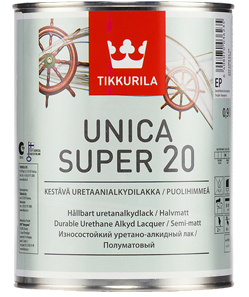Tikkurila Unica Super 20 Лак для дерева уретано-алкидный полуматовый