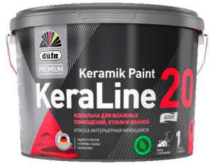 Düfa Premium KeraLine Keramik Paint 20 Краска для влажных помещений полуматовая
