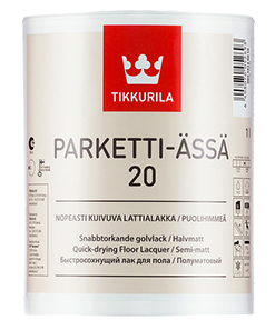 Tikkurila Parketti-Assa 20 Лак паркетный полиуретано-акрилатный полуматовый