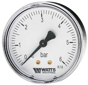 Watts F+R250 (MRS) Манометр радиальный